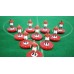 Subbuteo Andrew Table Soccer Arsenal away kit  2005-2006 on Classic Hasbro bases